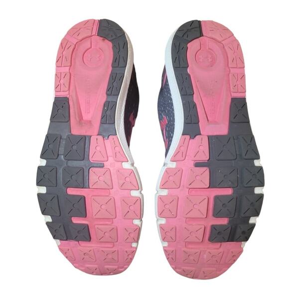 Under Armour Womens Charged Rogue 2 Gray/Pink Running Sneakers  11 (3022602‑106) - Picture 8 of 9